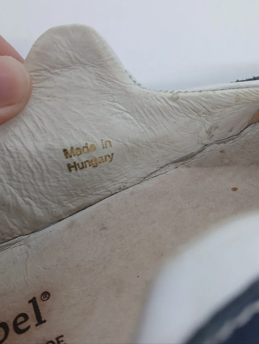 ​Josef Seibel Blue Suede White Leather Mary Jane Flat Walking Shoes 39 US - Picture 8 of 12